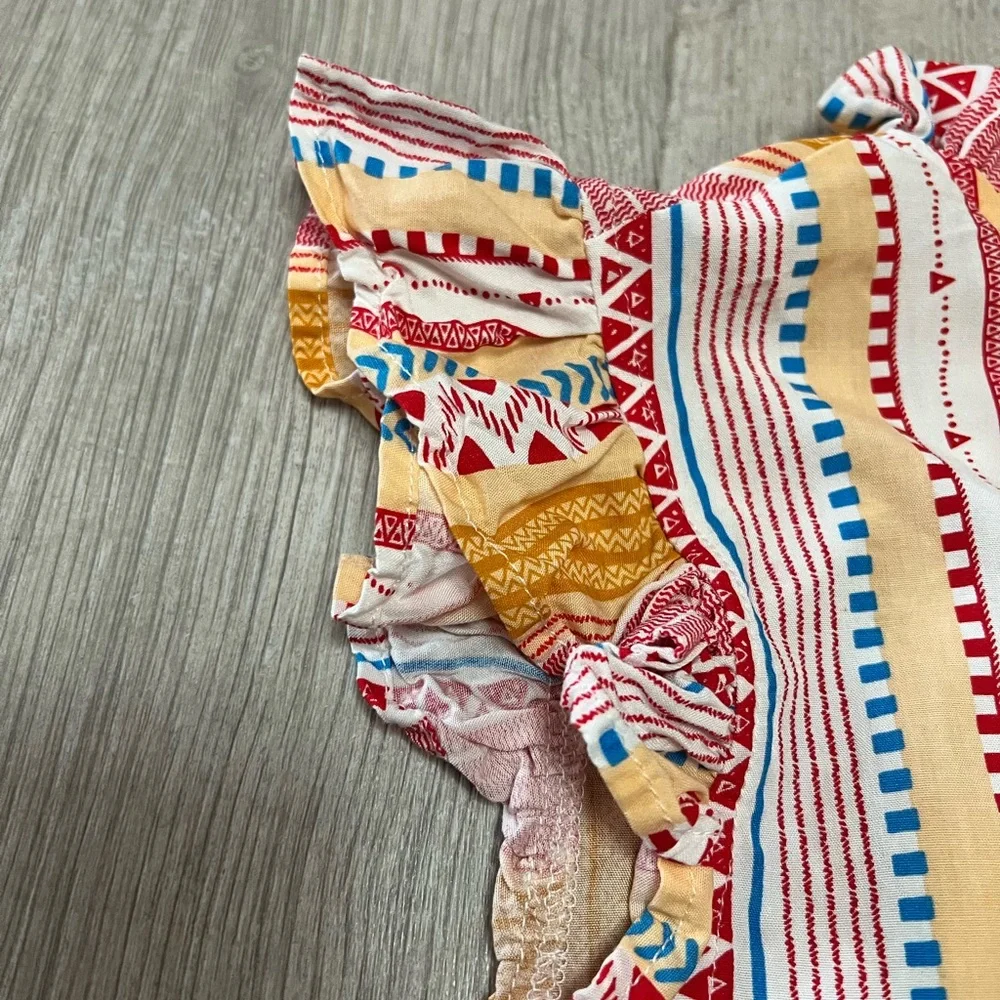 High-Neck Ruffle Top - Picture 5 of 5